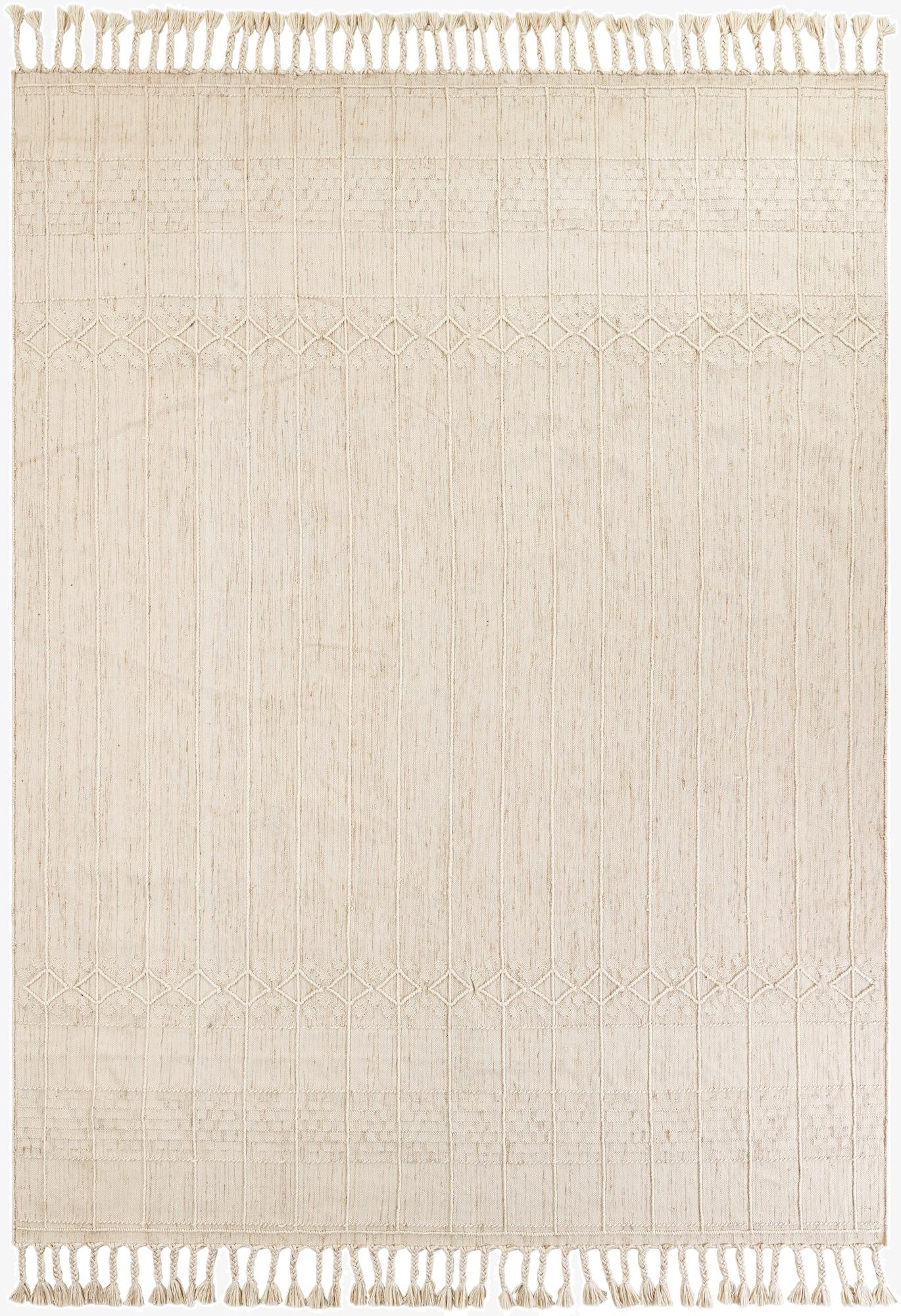 9' x 12'  Washable Eco Bohemian Indoor / Outdoor Rug