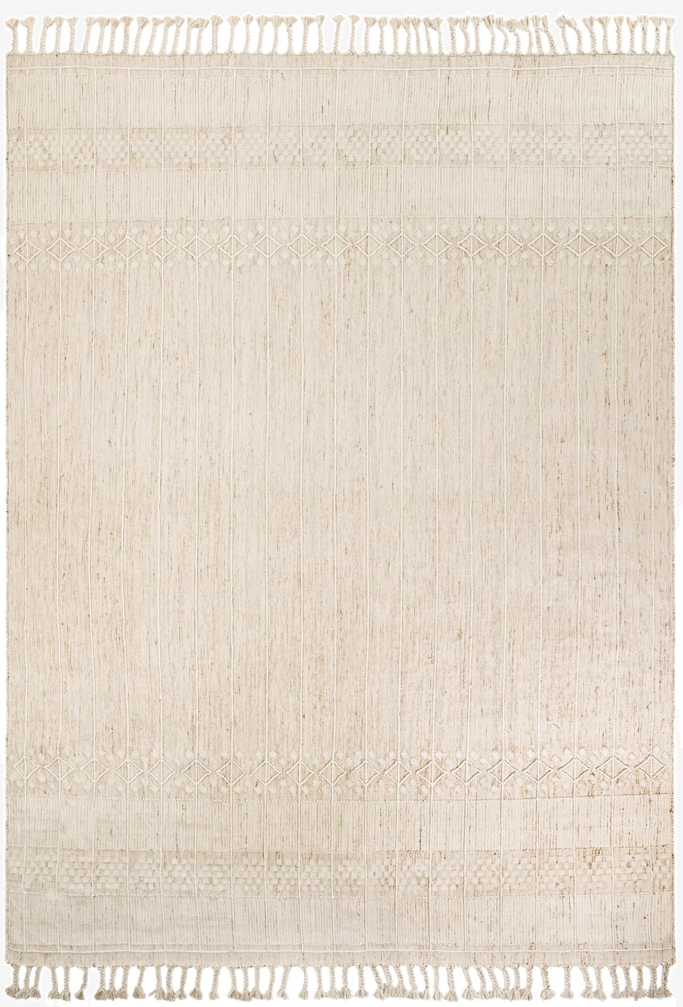 10' x 14' 1  Washable Eco Bohemian Indoor / Outdoor Rug