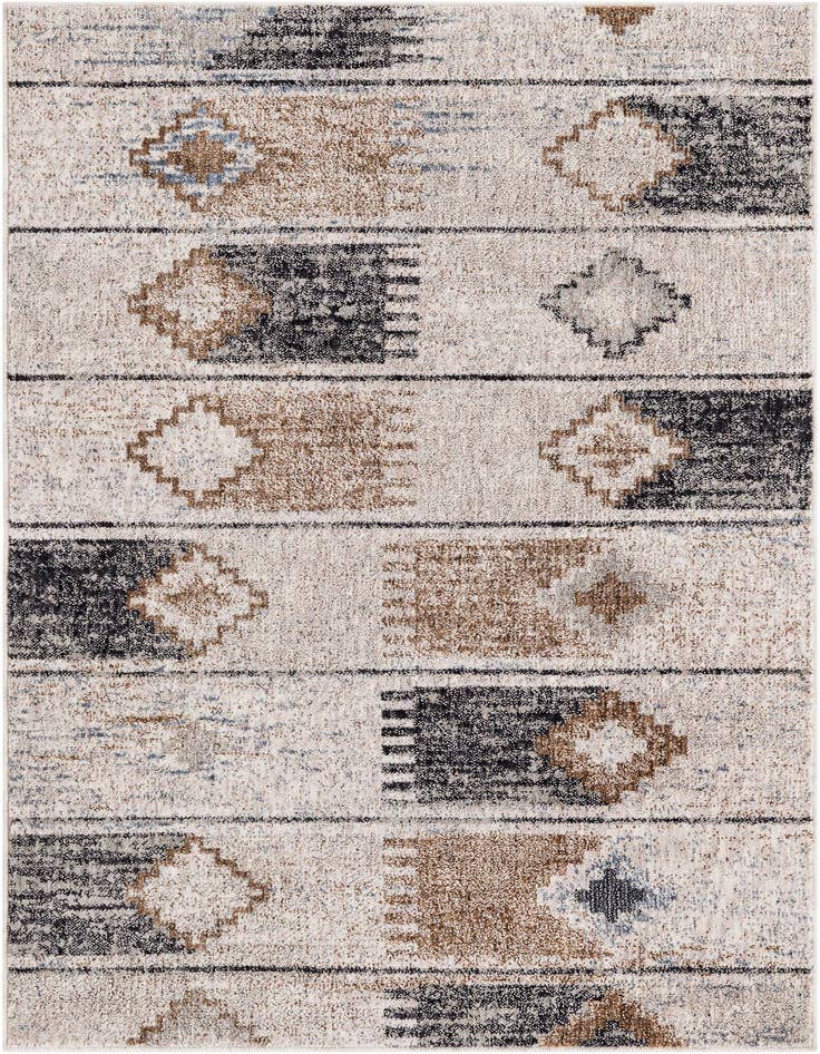 Detail image of 4' x 6' Eco Southwestern Rug