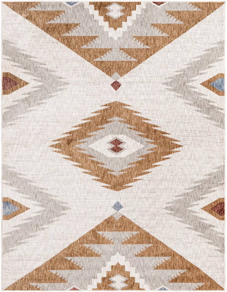 Detail image of 5' 3 x 8' Eco Southwestern Rug