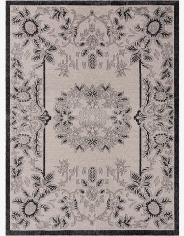 Ivory Eco Traditional Rug