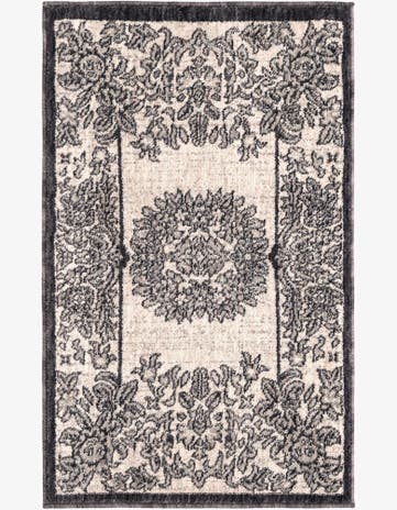 Ivory Eco Traditional Rug