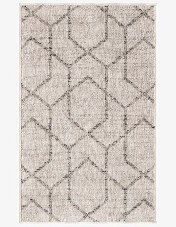 Ivory Eco Trellis Rug