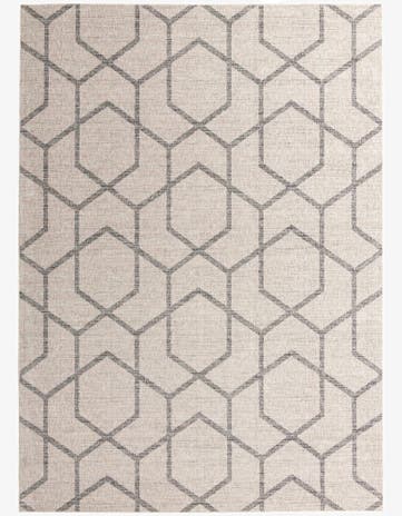 Ivory Eco Trellis Rug