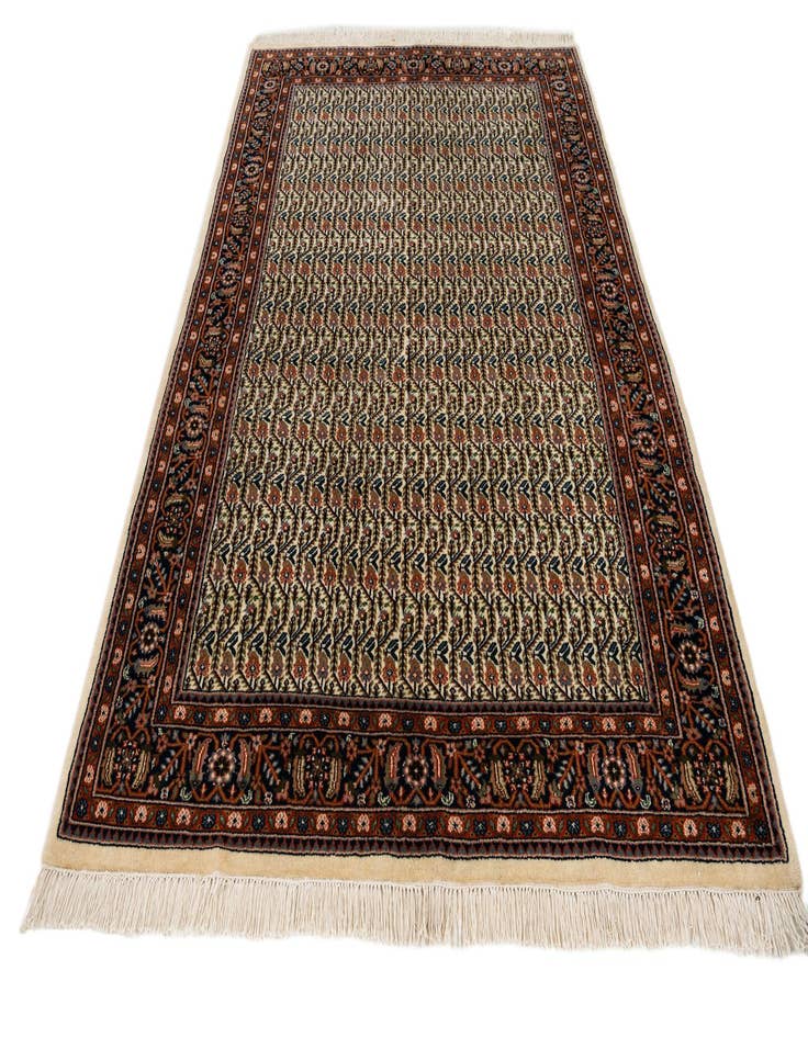 Detail image of 4' 8 x 6' 5 Hand Knotted Farahan Oriental Wool Rug