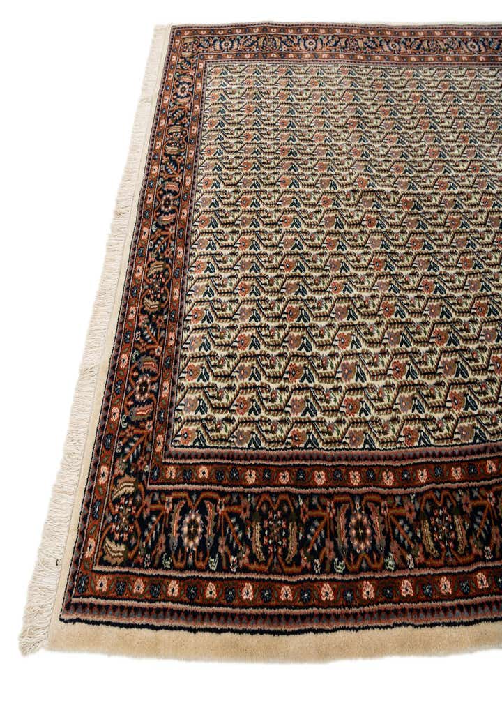 4' 8 x 6' 5 Hand Knotted Farahan Oriental Wool Rug