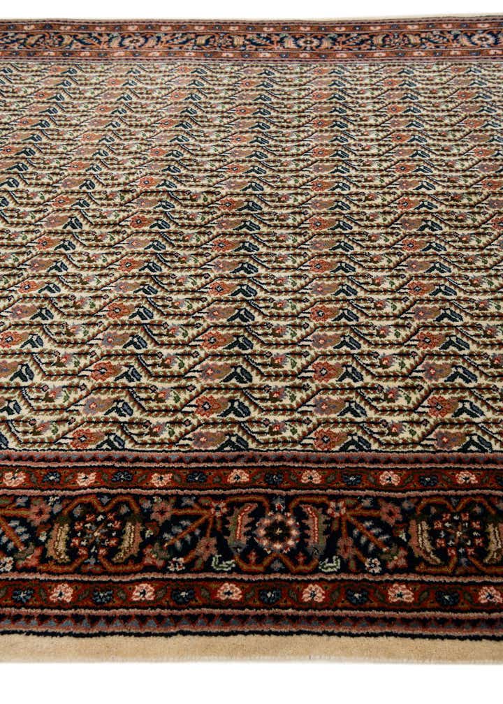 4' 8 x 6' 5 Hand Knotted Farahan Oriental Wool Rug