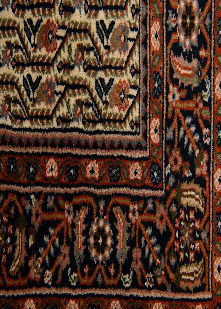 4' 8 x 6' 5 Hand Knotted Farahan Oriental Wool Rug