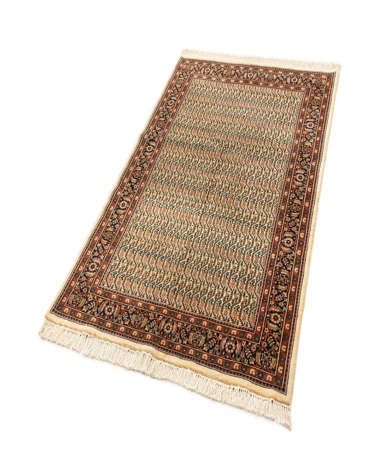 Detail image of 4' 6 x 6' 7 Hand Knotted Farahan Oriental Wool Rug