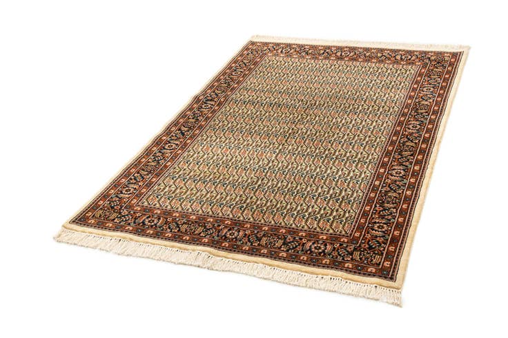 Detail image of 4' 6 x 6' 7 Hand Knotted Farahan Oriental Wool Rug