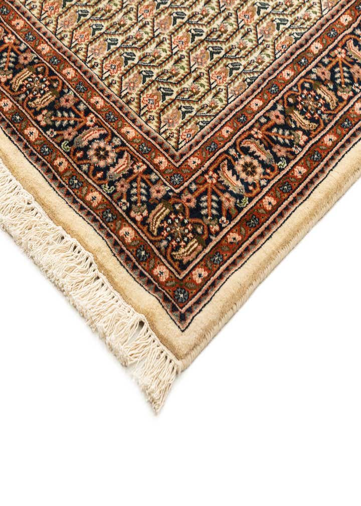 4' 6 x 6' 7 Hand Knotted Farahan Oriental Wool Rug