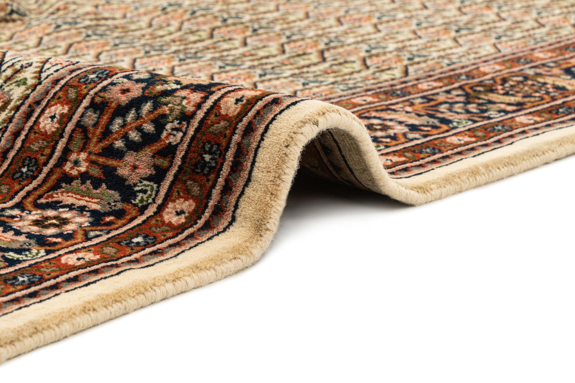 4' 6 x 6' 7 Hand Knotted Farahan Oriental Wool Rug