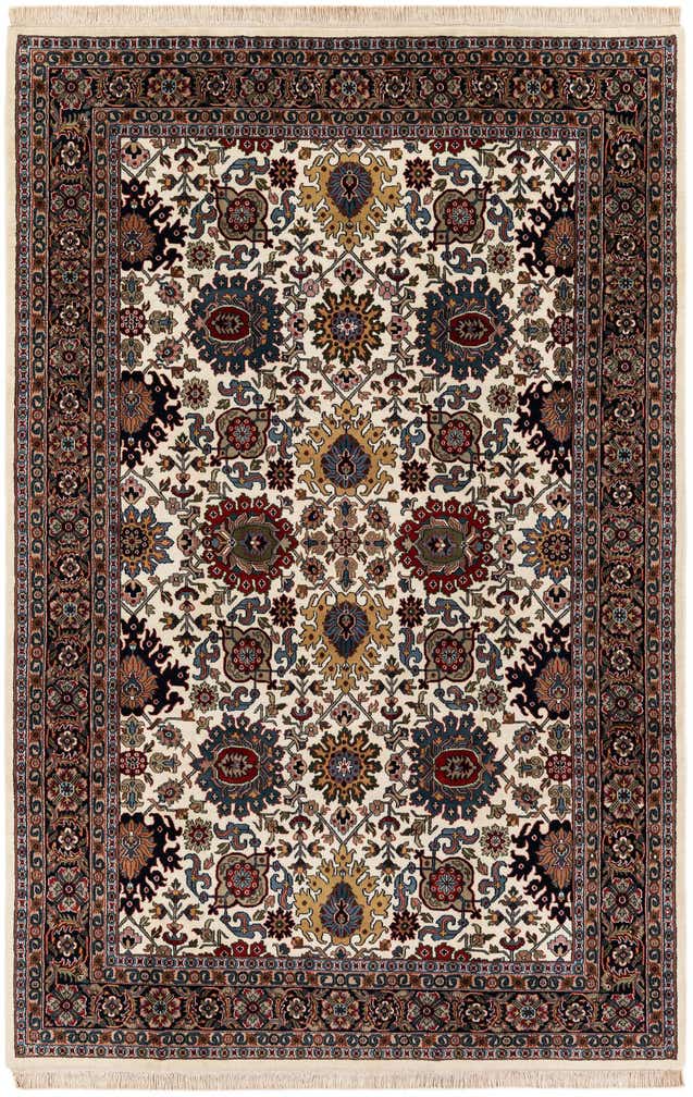6' 5 x 10' Hand Knotted Farahan Wool Rug