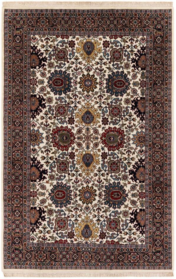 Detail image of 6' 5 x 10' Hand Knotted Farahan Wool Rug