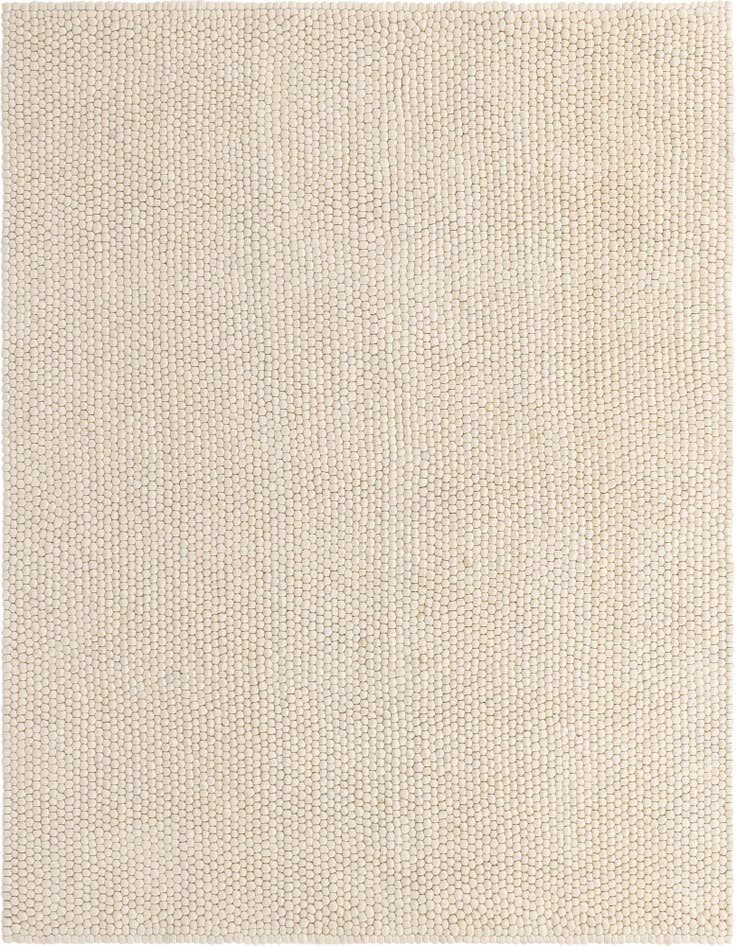 Detail image of 8' x 10' Felt Ball Wool Rug
