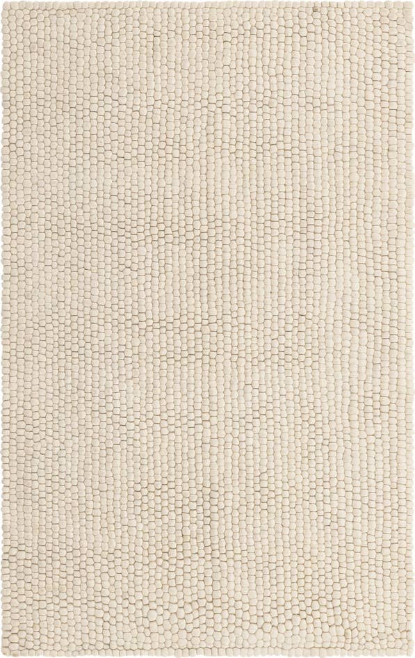 Detail image of 5' 1 x 8' Felt Ball Wool Rug