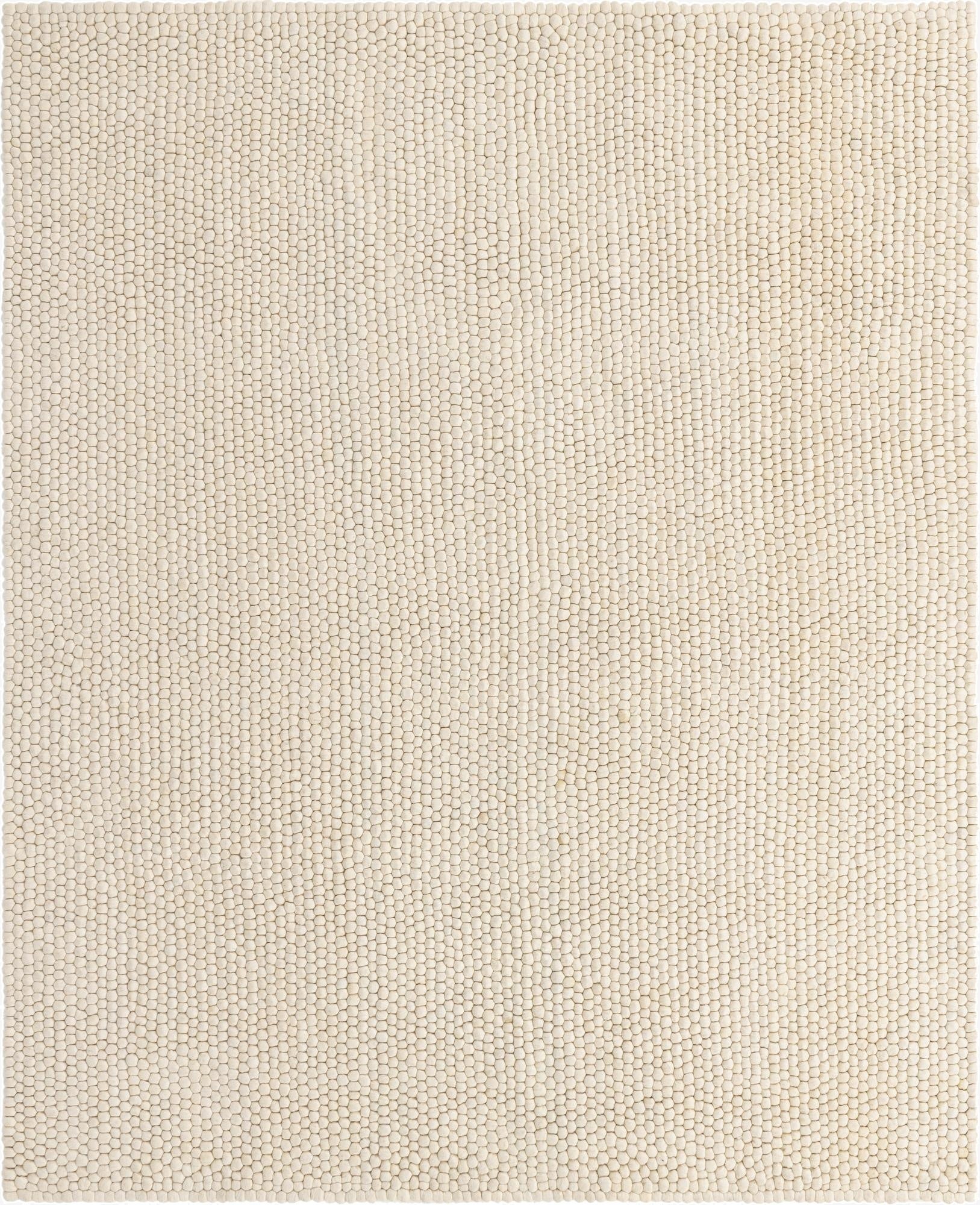 8' x 10' Felt Ball Wool Rug