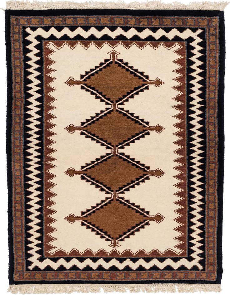 Detail image of 3' x 5' 2 Hand Knotted Ferdos Wool Rug