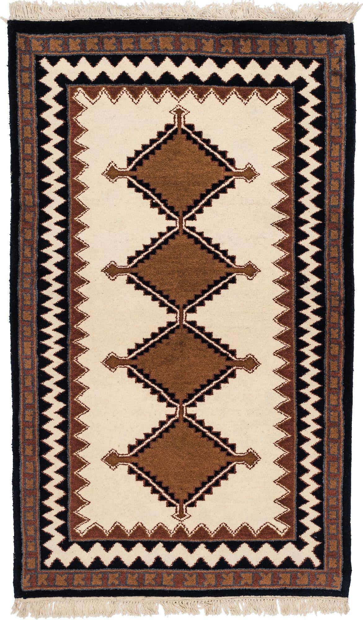 3' x 5' 2 Hand Knotted Ferdos Wool Rug