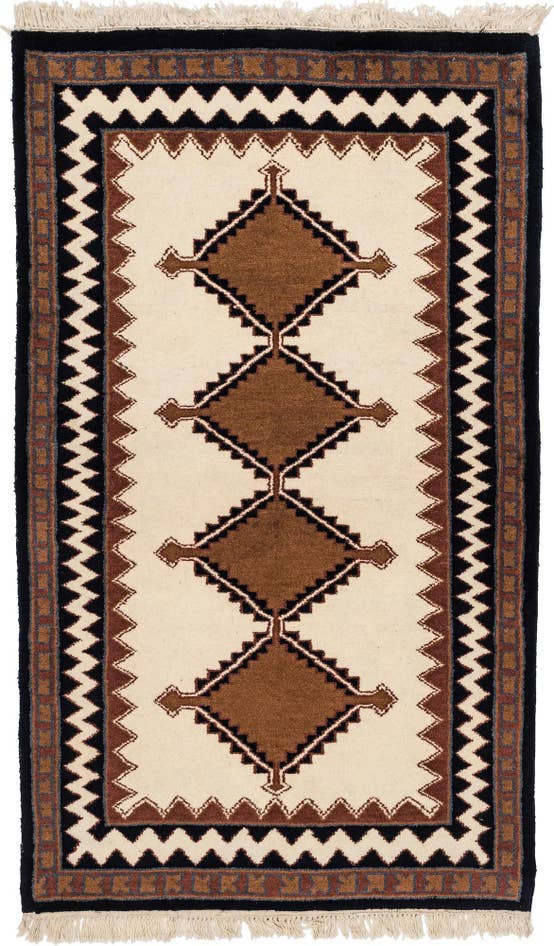 Detail image of 3' x 5' 2 Hand Knotted Ferdos Wool Rug