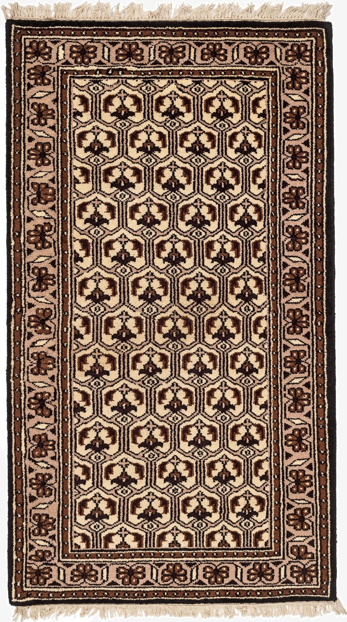 3' x 5' 3  Hand Knotted Ferdos Wool Rug