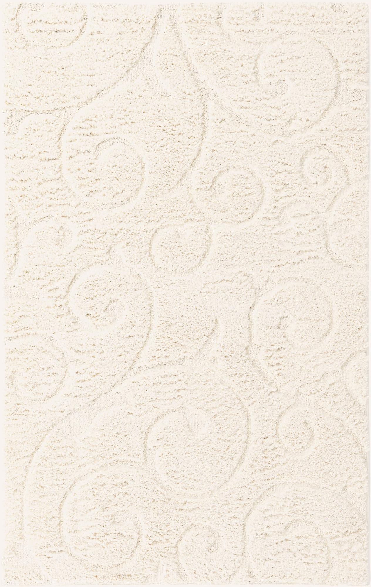 5' x 8' Floral Shag Rug