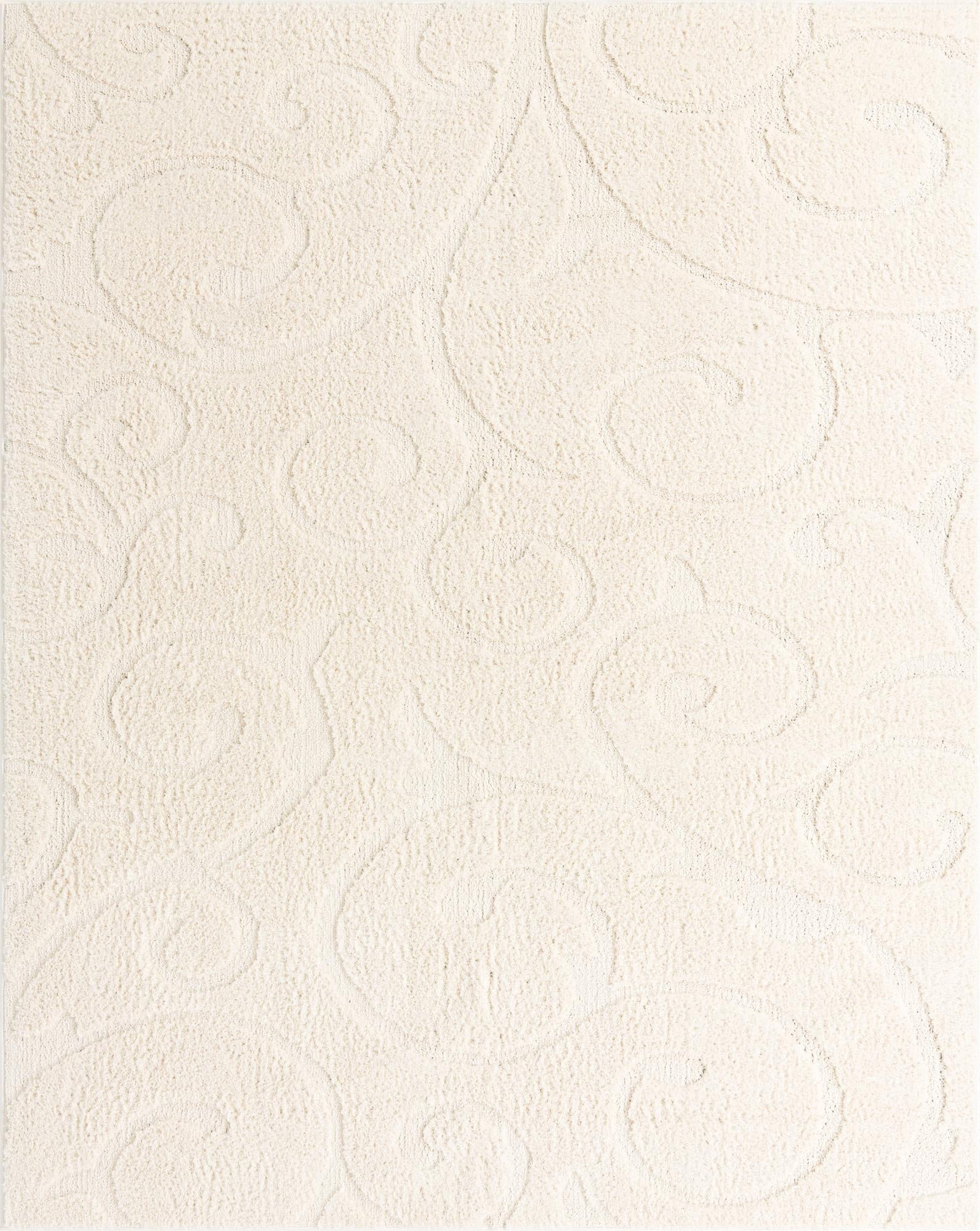 8' x 10' Floral Shag Rug