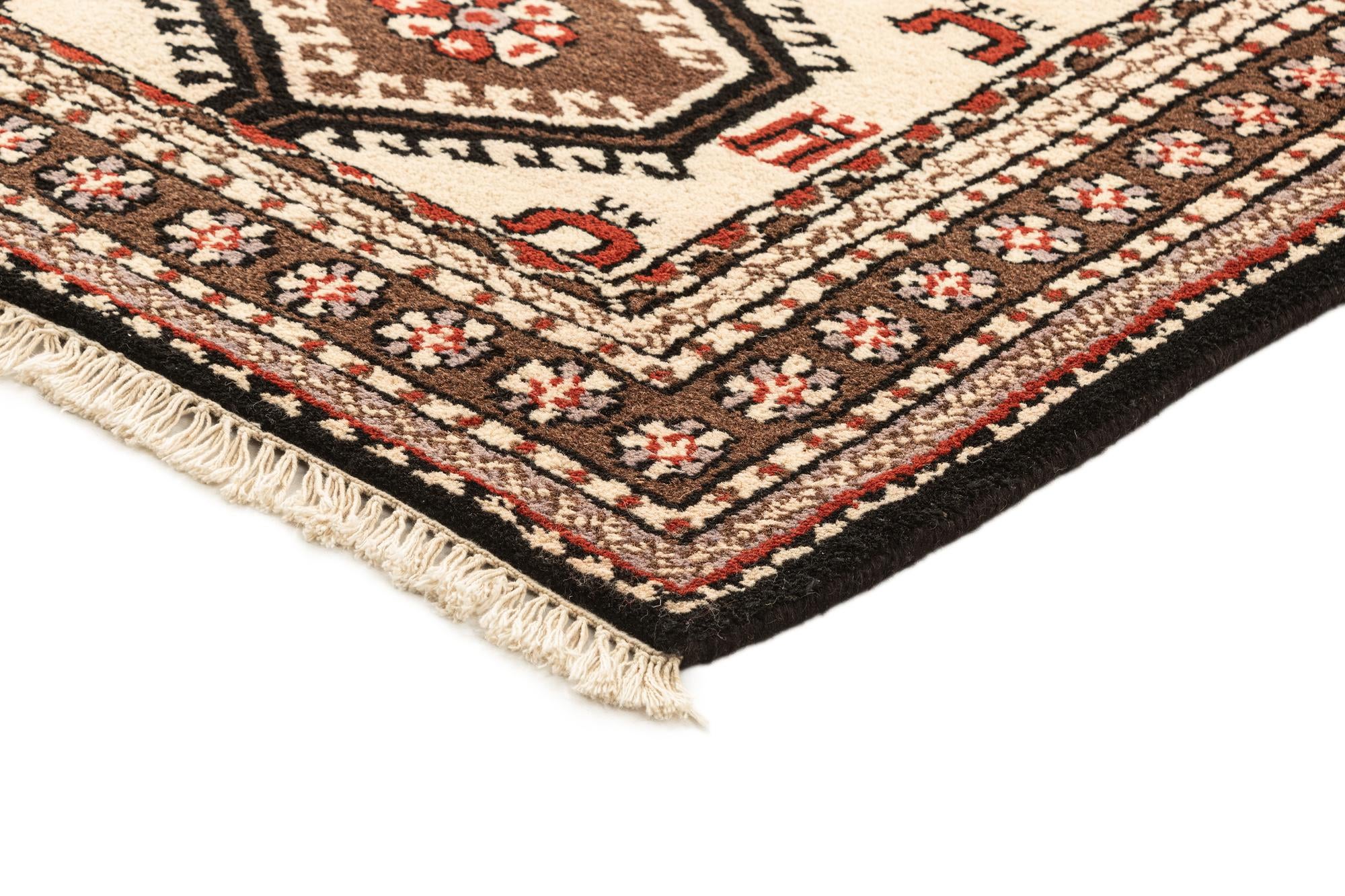 4' 4 x 6' 8 Hand Knotted Gabbeh Wool Rug