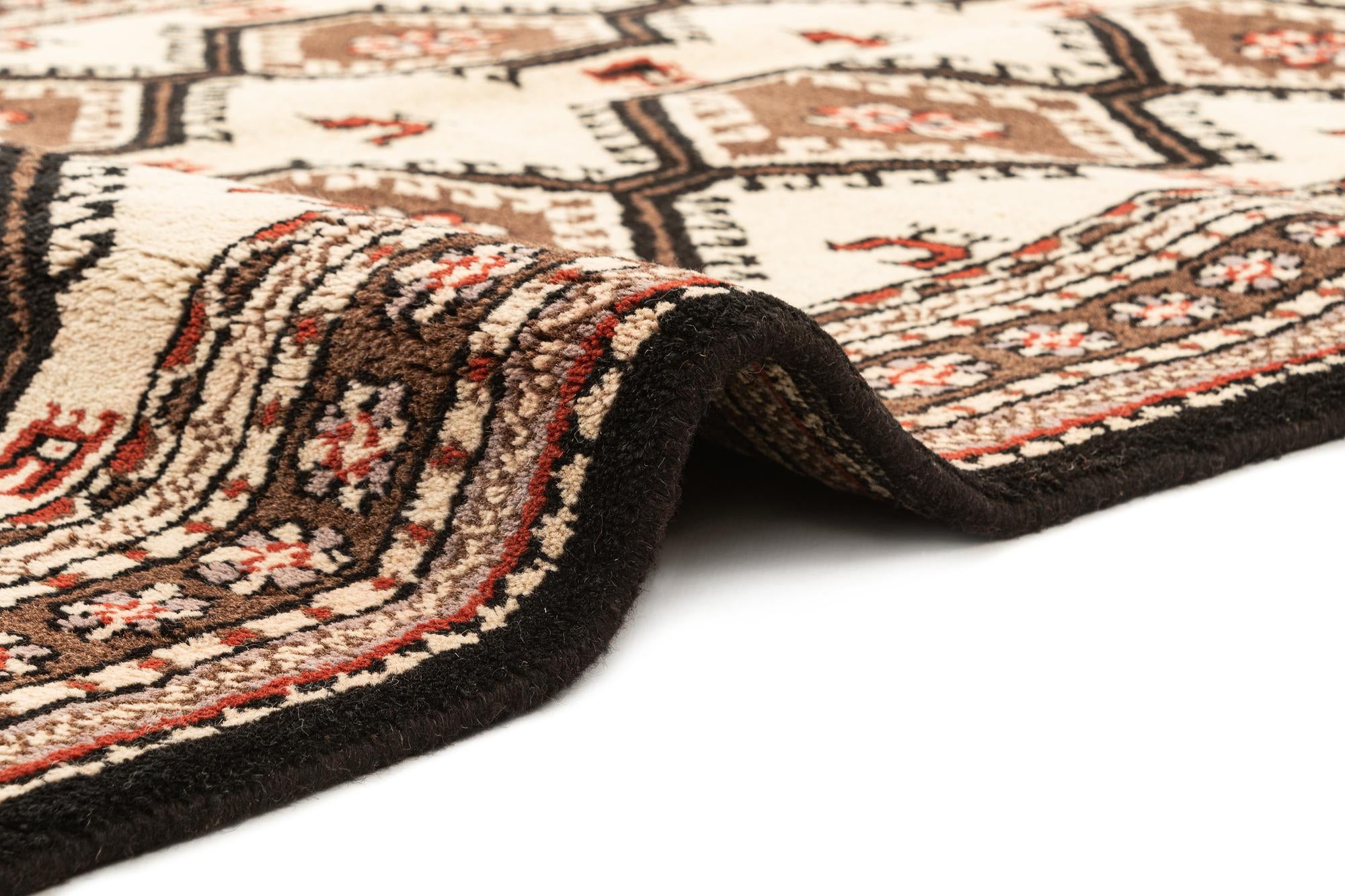 4' 4 x 6' 8 Hand Knotted Gabbeh Wool Rug