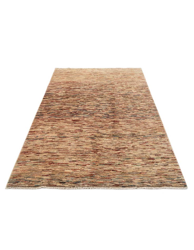 Detail image of 5' 1 x 6' 8 Hand Knotted Gabbeh Wool Rug