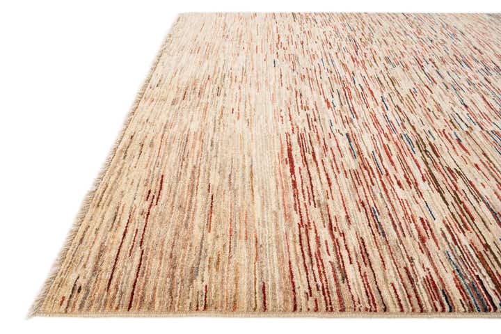 5' 1 x 6' 8 Hand Knotted Gabbeh Wool Rug
