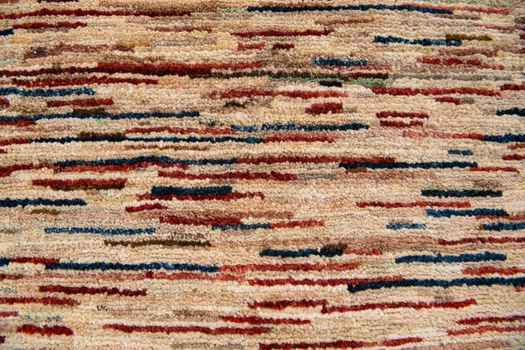 Detail image of 5' 1 x 6' 8 Hand Knotted Gabbeh Wool Rug
