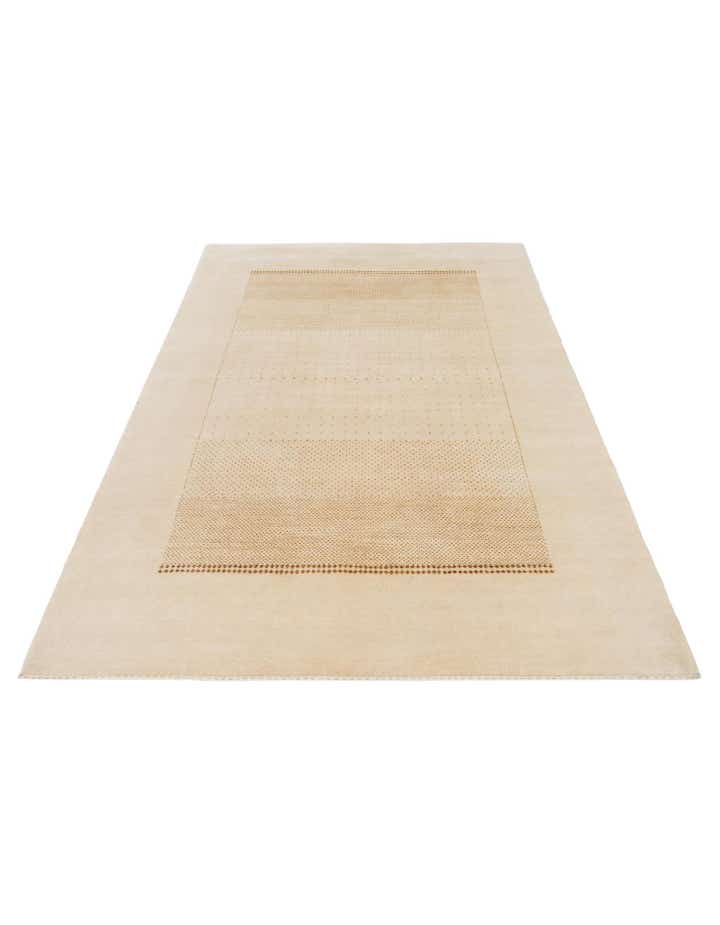 5' 8 x 7' 10 Hand Knotted Gabbeh Wool Rug