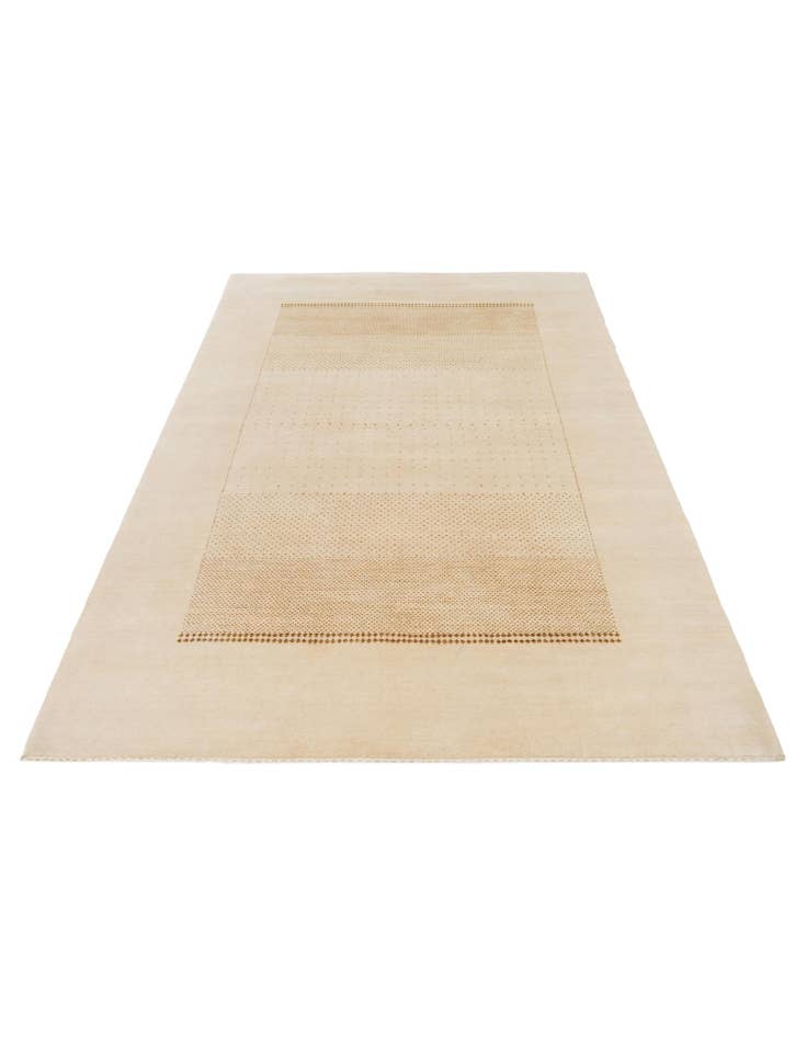 Detail image of 5' 8 x 7' 10 Hand Knotted Gabbeh Wool Rug