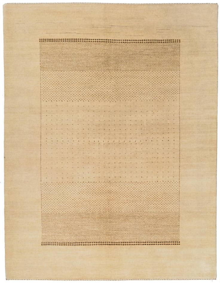 Detail image of 5' 8 x 7' 10 Hand Knotted Gabbeh Wool Rug