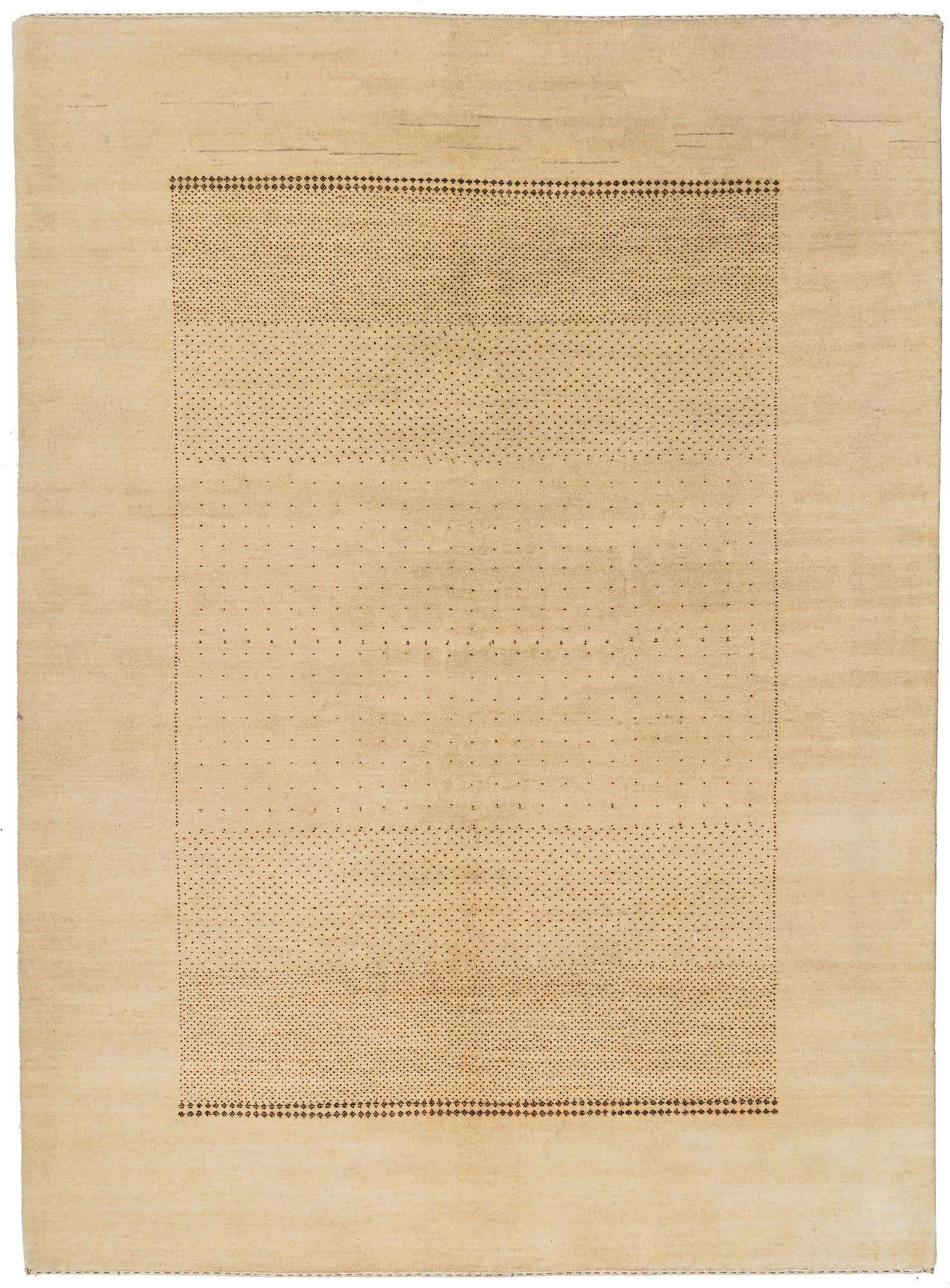 5' 8 x 7' 10 Hand Knotted Gabbeh Wool Rug