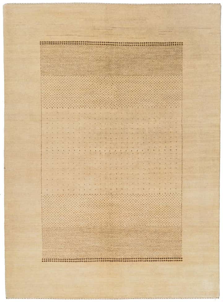 5' 8 x 7' 10 Hand Knotted Gabbeh Wool Rug