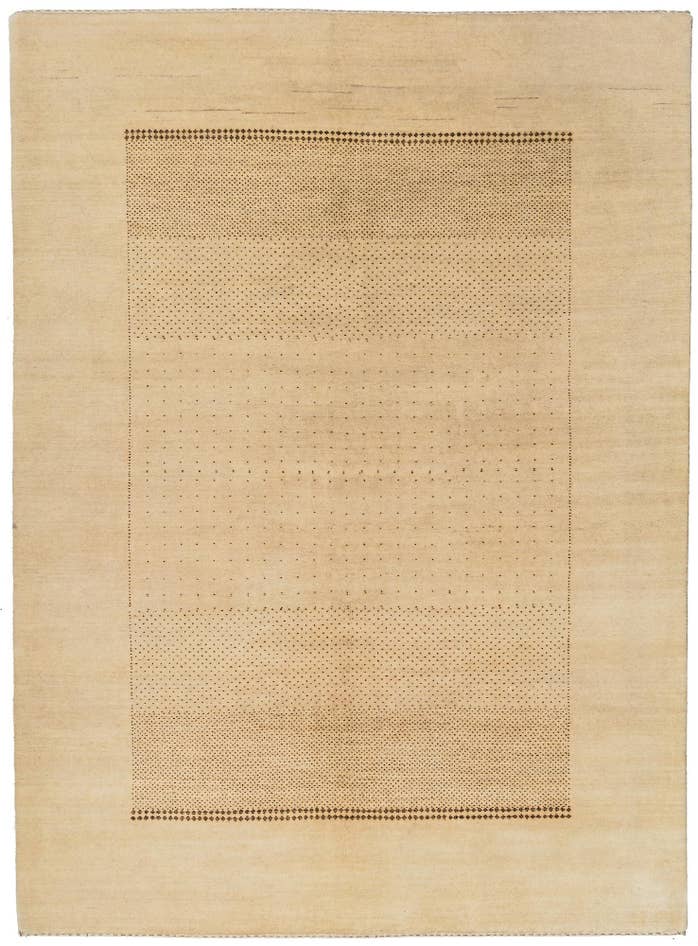 Detail image of 5' 8 x 7' 10 Hand Knotted Gabbeh Wool Rug