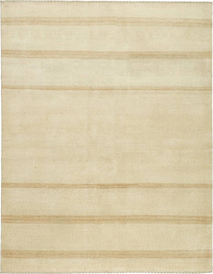 Detail image of 5' x 6' 7 Hand Knotted Gabbeh Oriental Wool Rug