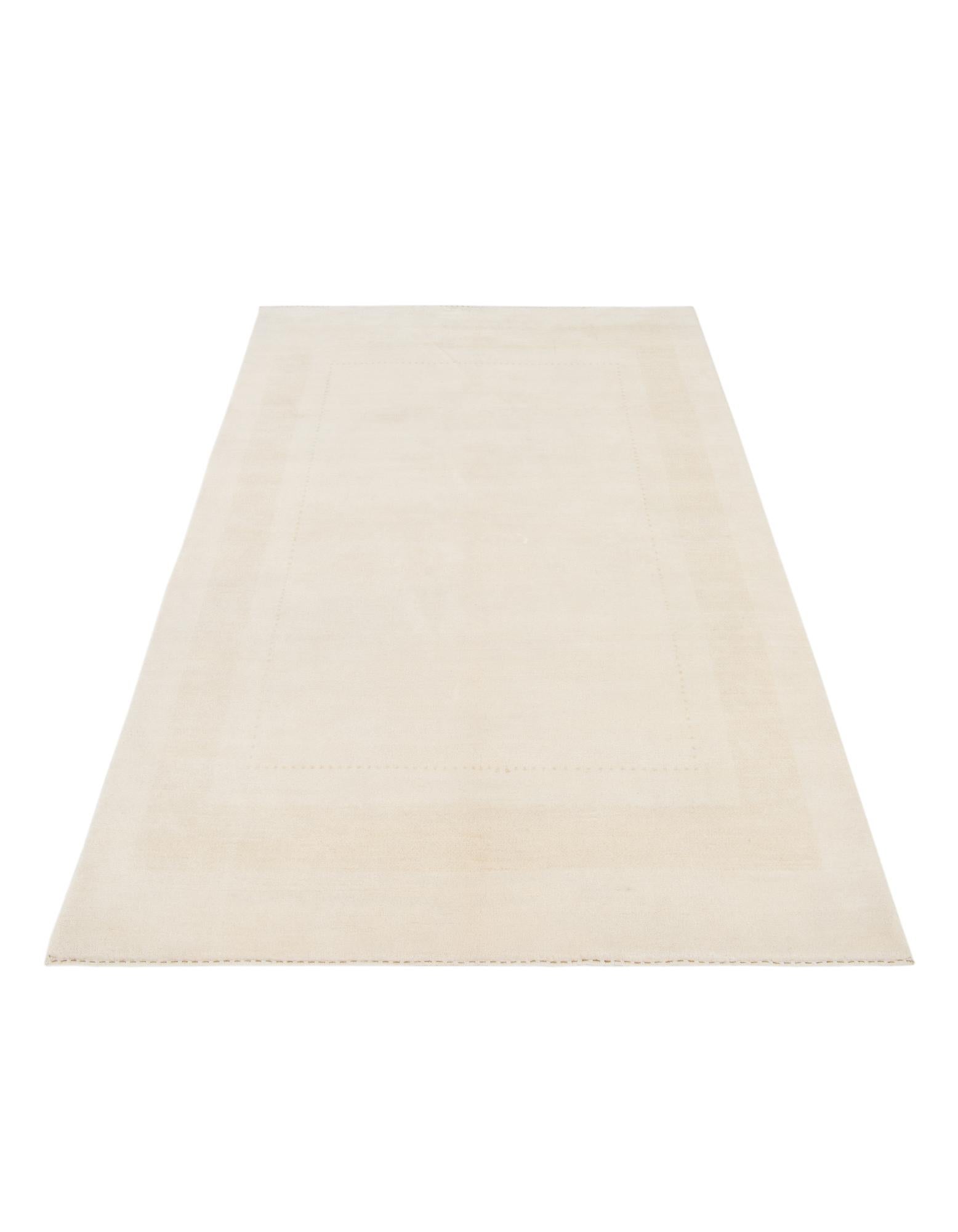 5' 7 x 8' Hand Knotted Gabbeh Oriental Wool Rug
