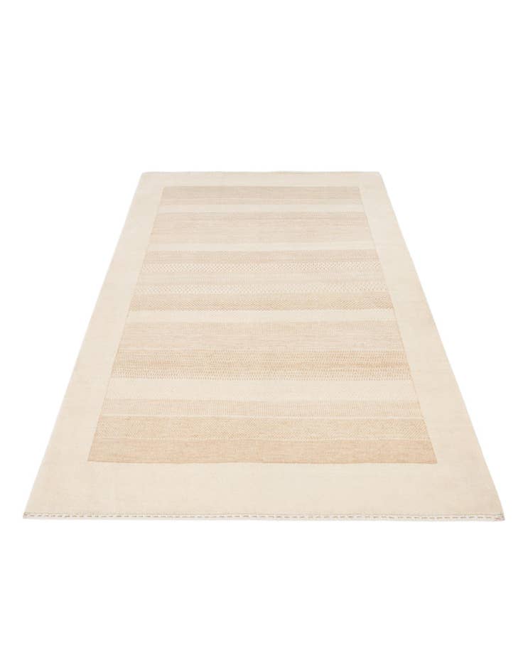 Detail image of 4' 10 x 6' 10 Hand Knotted Gabbeh Wool Rug