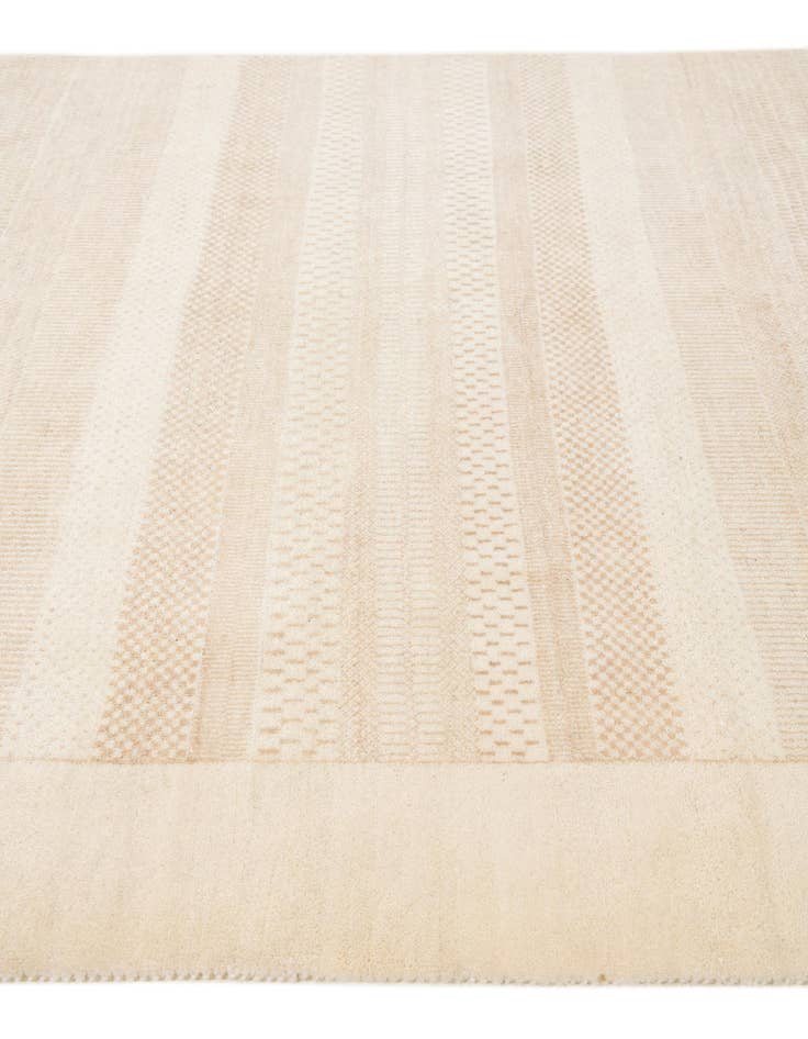 Detail image of 4' 10 x 6' 10 Hand Knotted Gabbeh Wool Rug