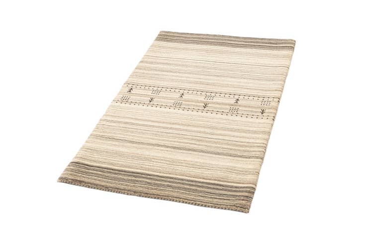 Detail image of 2' 5 x 4' Hand Knotted Gabbeh Wool Rug