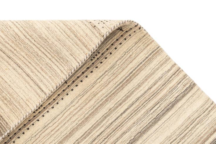 Detail image of 2' 5 x 4' Hand Knotted Gabbeh Wool Rug