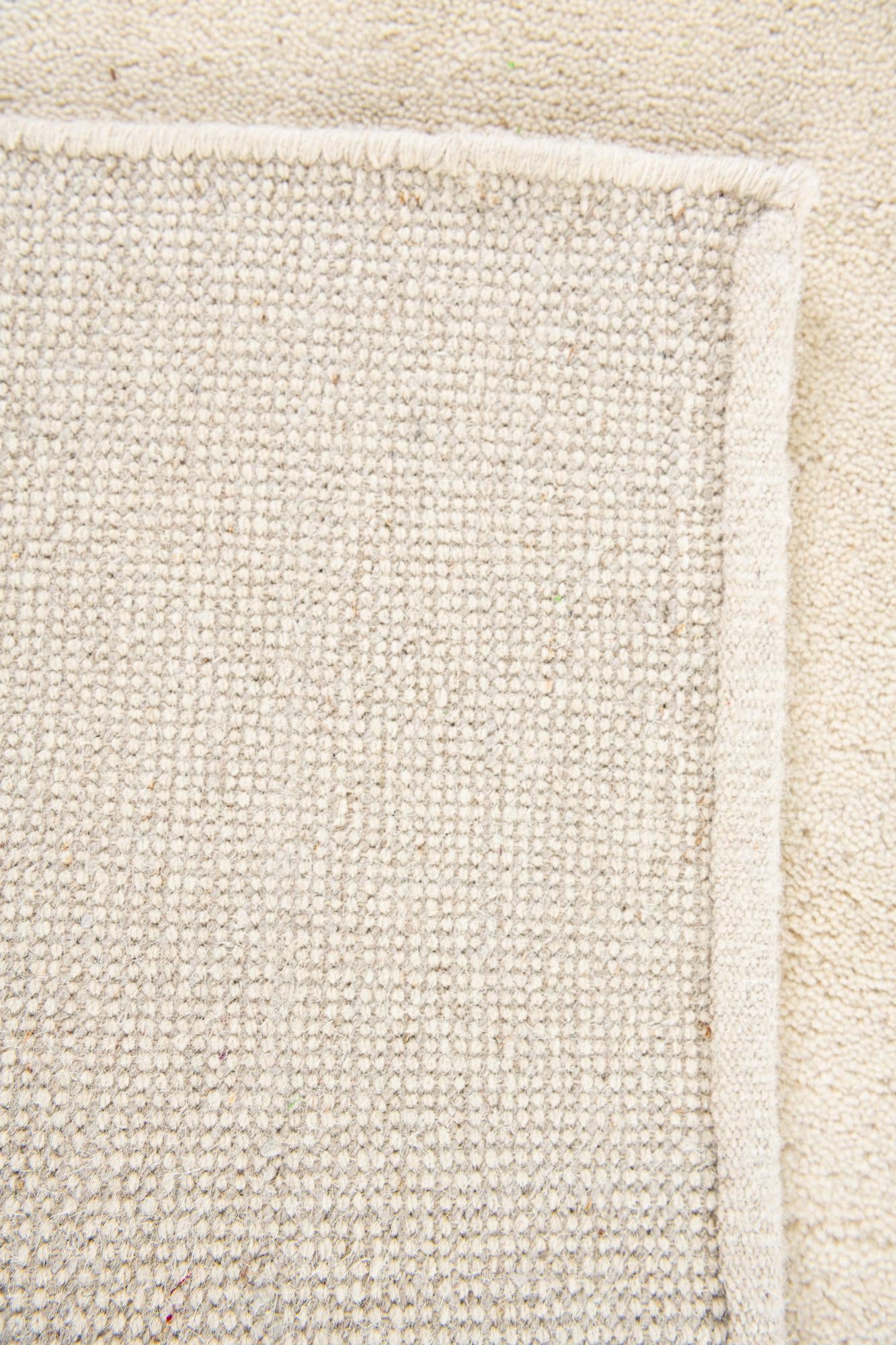 4' 1 x 6' Hand Knotted Gabbeh Wool Rug