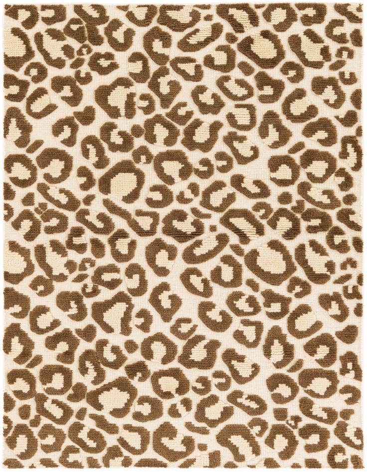 Detail image of 4' 1 x 6' 1 Hand Knotted Gabbeh Rug