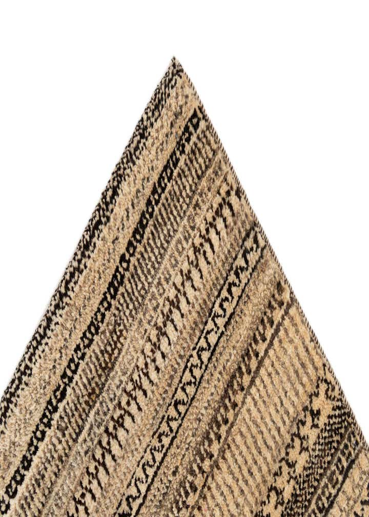 5' 6 x 8' 3 Hand Knotted Gabbeh Wool Rug