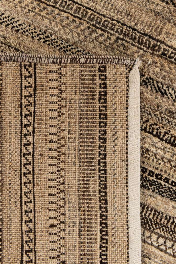 5' 6 x 8' 3 Hand Knotted Gabbeh Wool Rug