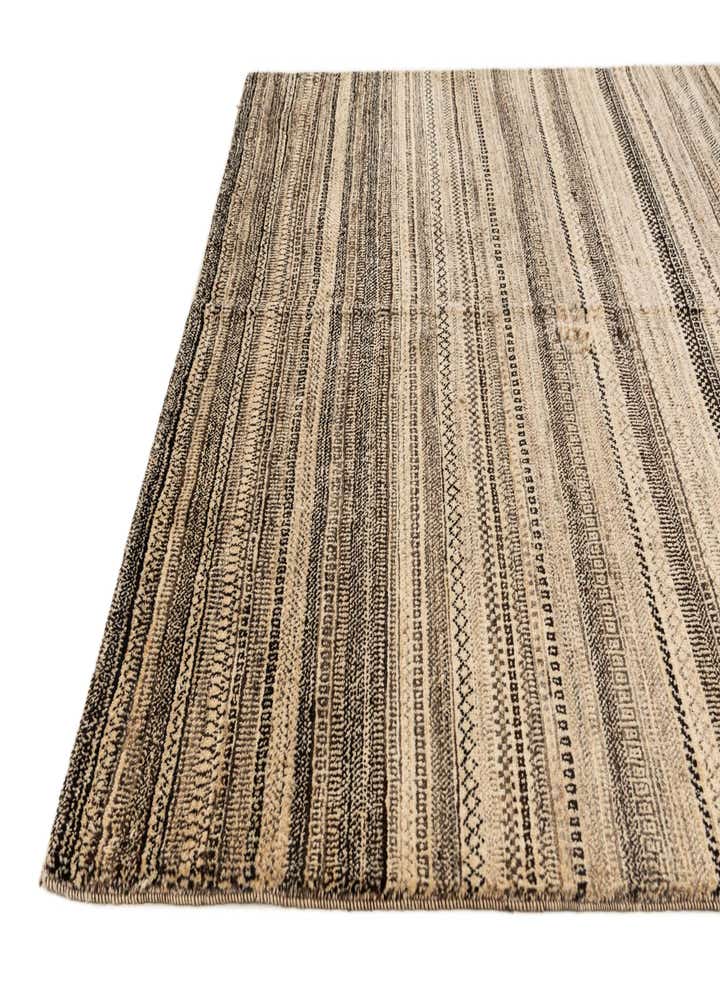 5' 6 x 8' 3 Hand Knotted Gabbeh Wool Rug