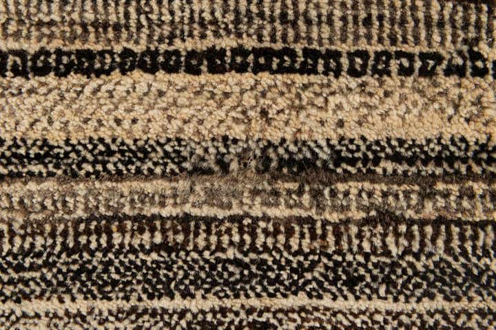 5' 6 x 8' 3 Hand Knotted Gabbeh Wool Rug